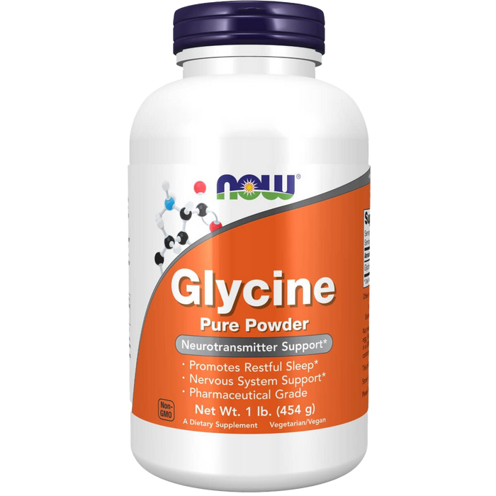 NOW Foods Glycine Pure Powder 1lbs (454g)