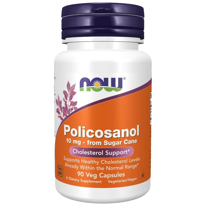 NOW Foods Policosanol 10 mg 90 Veg Capsules