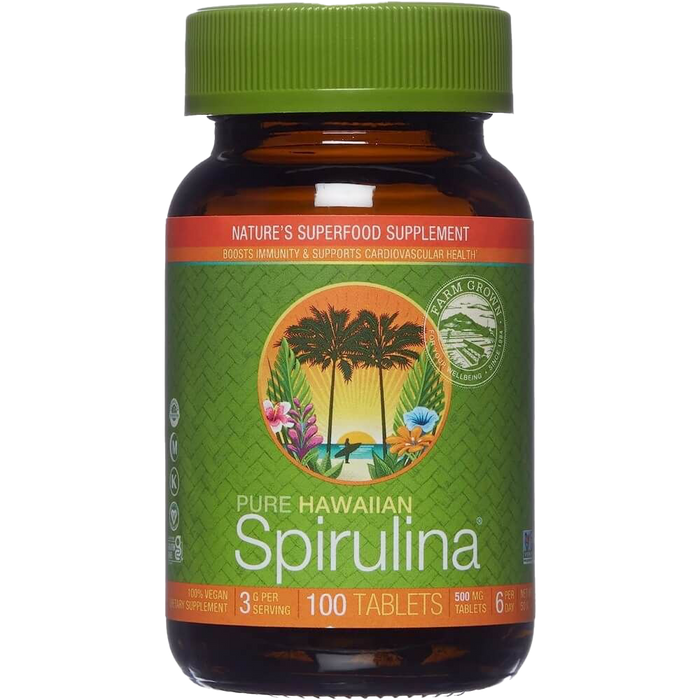 Nutrex Pure Hawaiian Spirulina 100 Tablets