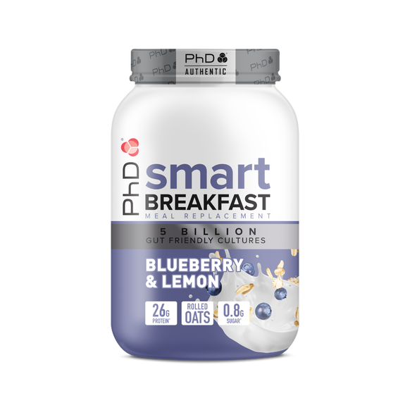 PhD Smart Breakfast 600g | Breakfast Shake, with High Protein, Essential Vitamins & Minerals, Probiotics & Digestive Enzymes - Breakfast Shake at MySupplementShop by PhD