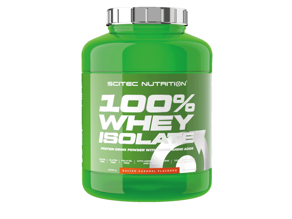 SciTec 100 % Whey Isolate, Cookies &amp; Cream – 2000 Gramm