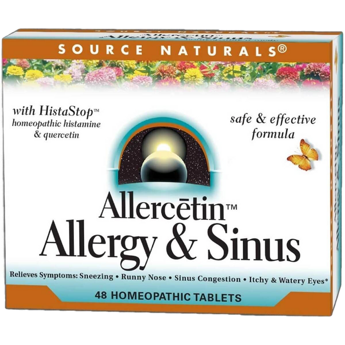 Source Naturals Allercetin Allergy & Sinus 48 Tablets