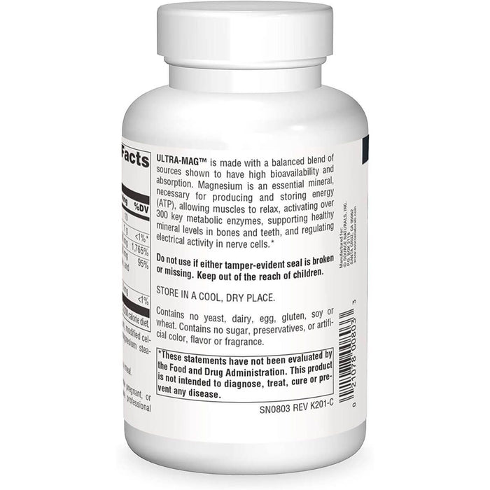 Source Naturals Ultra-Mag 120 Tablets | Premium Supplements at MYSUPPLEMENTSHOP