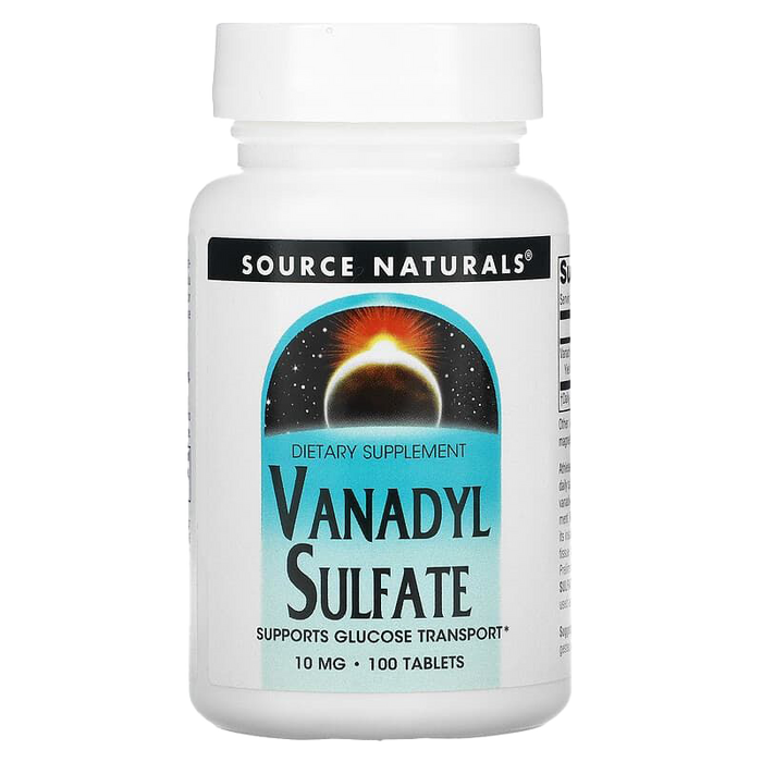 Source Naturals Vanadyl Sulfate 10mg 100 Tablets