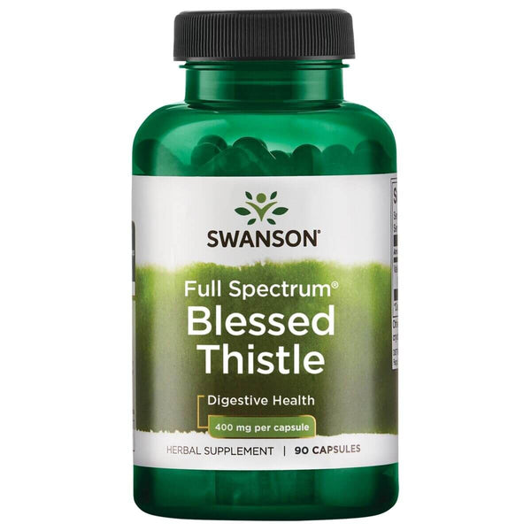 Swanson Blessed Thistle 400 mg 90 Capsules | Premium Supplements at MYSUPPLEMENTSHOP