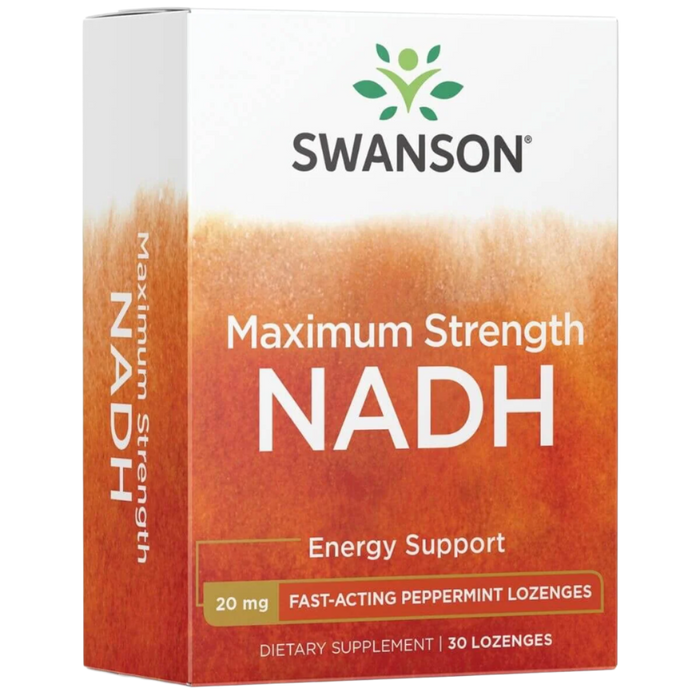 Swanson NADH 20mg 30 Peppermint Lozenges