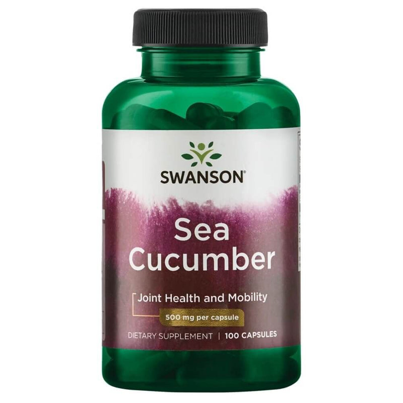 Swanson Sea Cucumber 500mg 100 Capsules | Premium Supplements at MYSUPPLEMENTSHOP