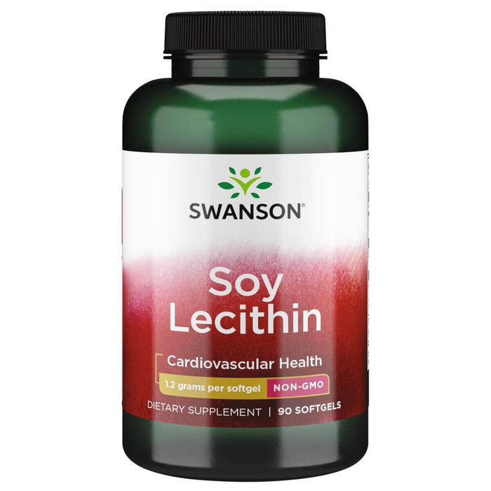 Swanson Soy Lecithin 1.2 g 90 Softgels - Health and Wellbeing at MySupplementShop by Swanson