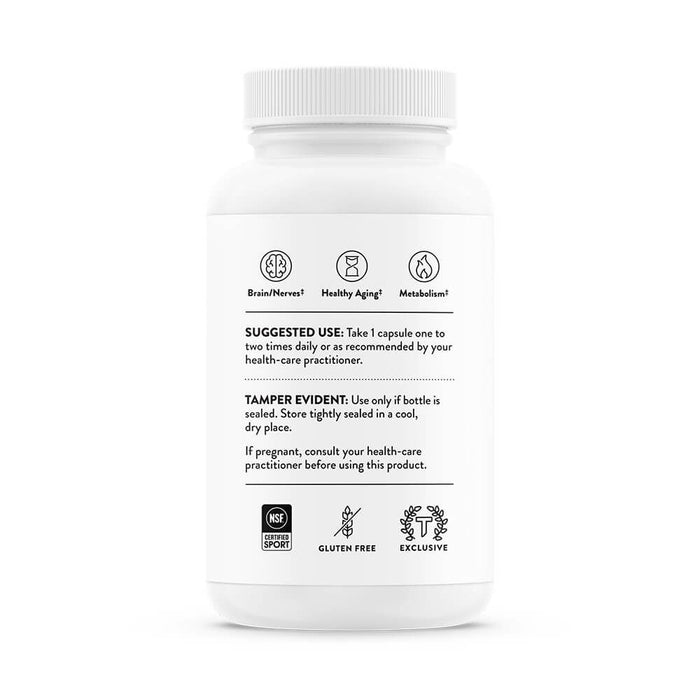 Thorne Research NiaCel (Nicotinamide Riboside) 400 60 Capsules | Premium Supplements at MYSUPPLEMENTSHOP