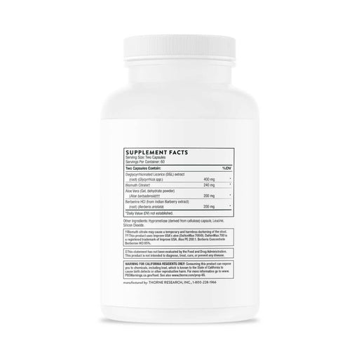 Thorne Research Pepti-Guard 120 Capsules | Premium Supplements at MYSUPPLEMENTSHOP