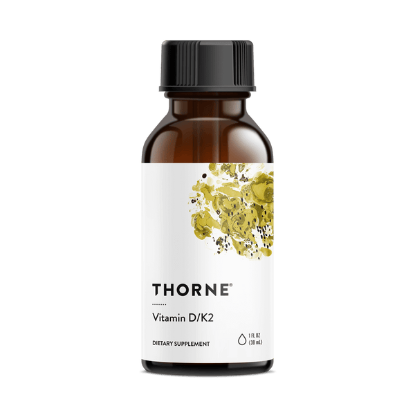 Thorne Research Vitamin D/K2 Liquid 1 fl oz | Premium Supplements at MYSUPPLEMENTSHOP