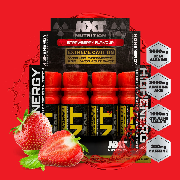 NXT Nutrition TNT Nuclear Shots 12 x 60ml