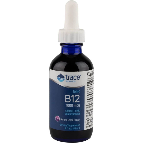 Trace Minerals Liquid Ionic B12 (1,000 mcg) 2 oz | Premium Supplements at MYSUPPLEMENTSHOP