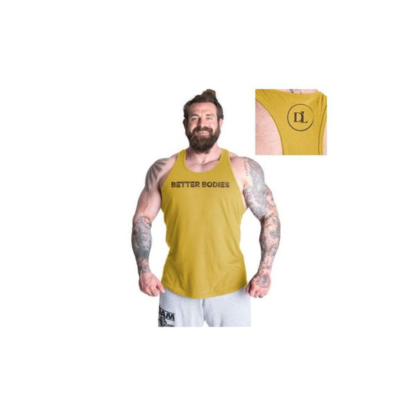 Better Bodies Logo Essential T-Back DL Yellow