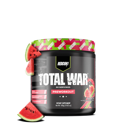 Redcon1 Total War Preworkout 30 Servings - Watermelon - Pre Workout at MySupplementShop by RedCon1