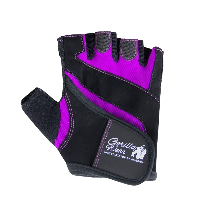 Gorilla Wear Womens Fitness Gloves - Black/Purple