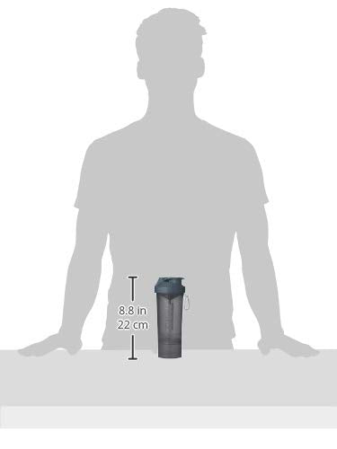 SmartShake Lite 1000ml Forest Grey | High-Quality Water Bottles | MySupplementShop.co.uk