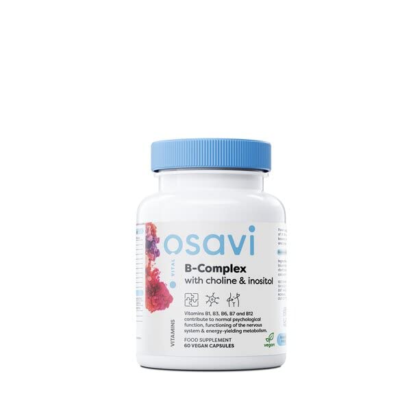 Osavi B-Komplex mit Cholin und Inositol – 60 vegane Kapseln