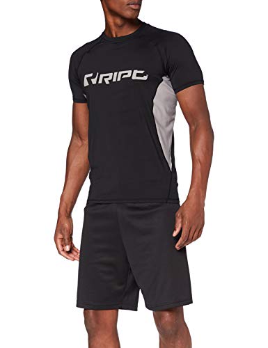 RIPT Contrast Performance T-Shirt S Black | High-Quality Sports Nutrition | MySupplementShop.co.uk