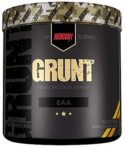 Redcon1 Grunt - EAA, Blood Orange - 285 grams | High-Quality Amino Acids and BCAAs | MySupplementShop.co.uk