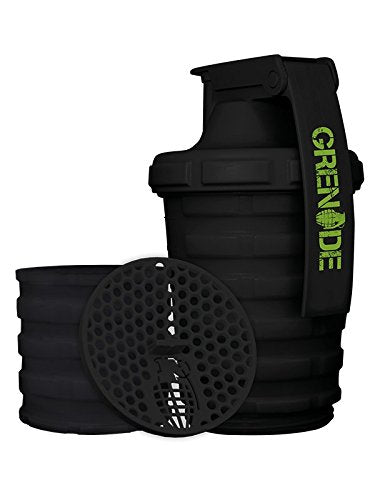 Grenade Shaker 600ml Black | High-Quality Water Bottles | MySupplementShop.co.uk