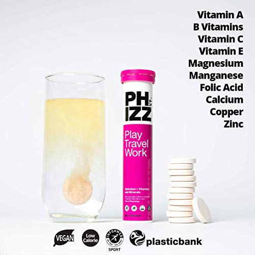 Phizz 2-in-1 Multivitamin & Rehydration Electrolyte Effervescent 12x20Tabs Apple & Blackcurrant | High-Quality Sports Nutrition | MySupplementShop.co.uk