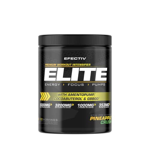 Efectiv Nutrition ELITE Pre Workout 420g Pineapple | High-Quality Health Foods | MySupplementShop.co.uk