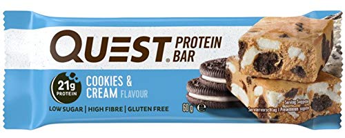 Quest Nutrition Bar 12x60g Cookies & Cream | High-Quality Sports Nutrition | MySupplementShop.co.uk