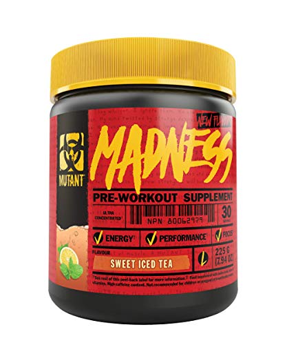 Mutant Madness 225g Sweet Iced Tea | High-Quality Pre & Post Workout | MySupplementShop.co.uk
