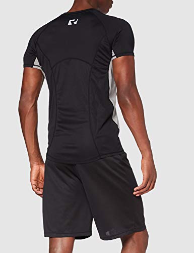 RIPT Contrast Performance T-Shirt M Black | High-Quality Sports Nutrition | MySupplementShop.co.uk