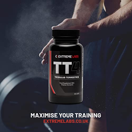 Extreme Labs TT4 Tribulus Terrestris - Testosterone Booster - 90 Caps | High-Quality Testosterone Boosters | MySupplementShop.co.uk