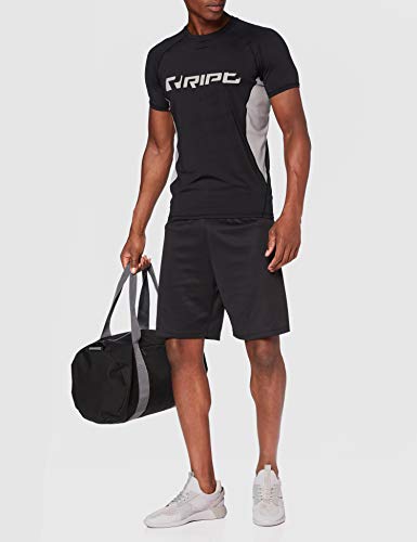 RIPT Contrast Performance T-Shirt S Black | High-Quality Sports Nutrition | MySupplementShop.co.uk