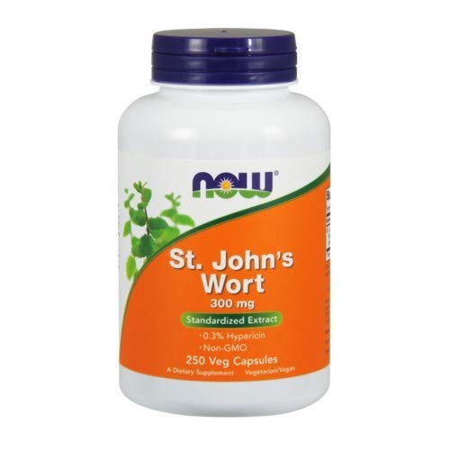 NOW Foods St. John's Wort, 300mg - 250 vcaps | High-Quality Hats & Caps | MySupplementShop.co.uk