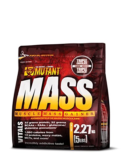Mutant Mass 2.27kg Strawberry Banana - Weight Gainers &amp; Carbs at MySupplementShop by Mutant