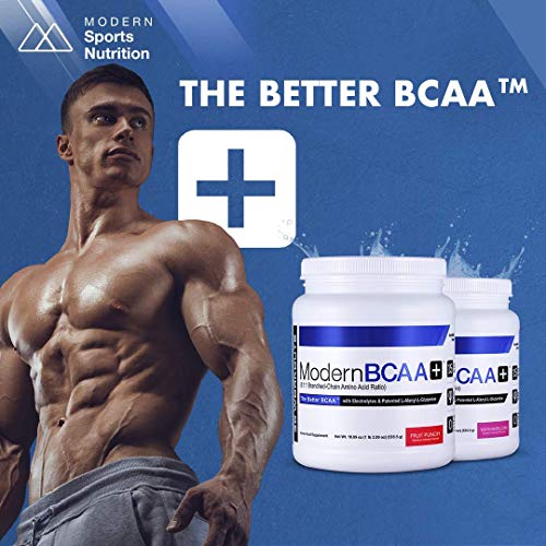 Modern Sports Nutrition BCAA+ Fruit Punch 535 g | High-Quality Amino Acids and BCAAs | MySupplementShop.co.uk