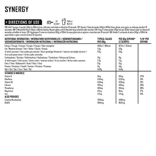 PhD Nutrition | Synergy Protein Powder | Premium Grass-Fed Whey | Vegetarian | 40g Protein 8.6g BCAAs 5g Creatine | Vit D Calcium Zinc & Magnesium | 100% Recyclable Packaging | Vanilla Creme 2kg | High-Quality Whey Proteins | MySupplementShop.co.uk