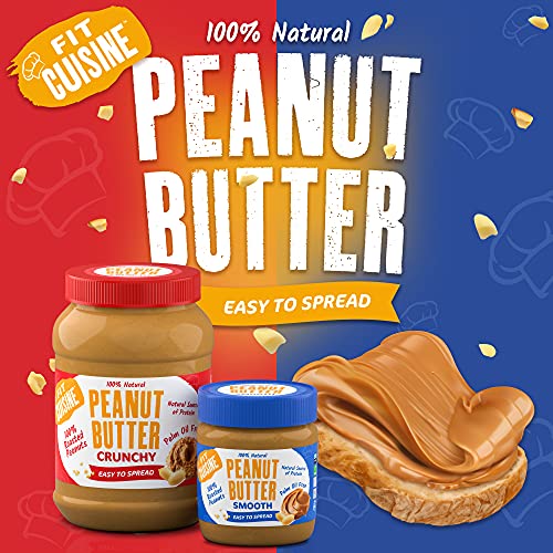 Fit Cuisine Peanut Butter 350g Crunchy - Health Foods at MySupplementShop by Fit Cuisine