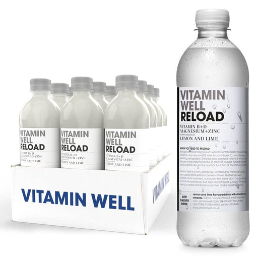 Vitamin Well Reload 12x500ml Lemon & Lime by Vitamin Well at MYSUPPLEMENTSHOP.co.uk