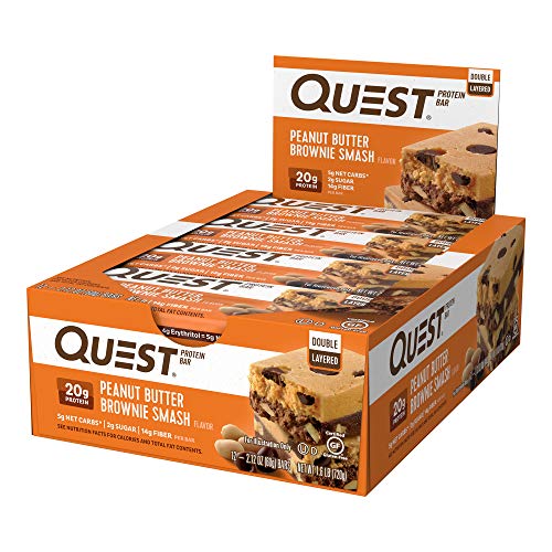 Quest Nutrition Bar 12x60g Chocolate Peanut Butter Smash | High-Quality Sports Nutrition | MySupplementShop.co.uk