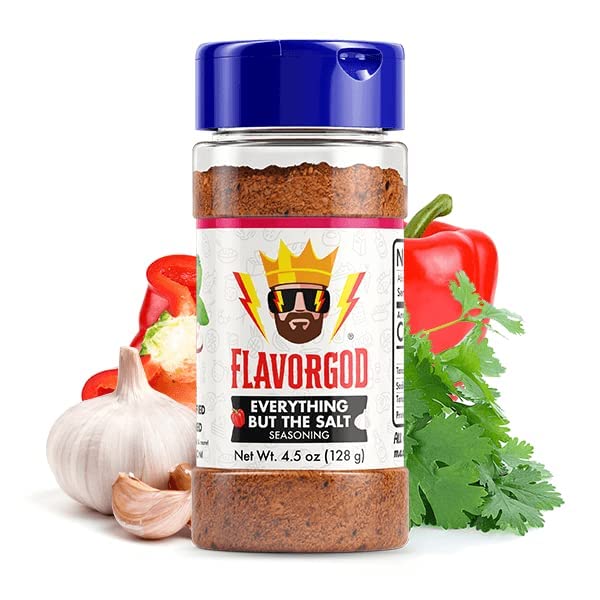 FlavorGod Everything But The Salt Seasoning - 128g | High-Quality Health Foods | MySupplementShop.co.uk