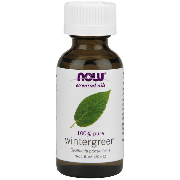 NOW Foods Essential Oil, Wintergreen Oil - 30 ml. | High-Quality Health and Wellbeing | MySupplementShop.co.uk