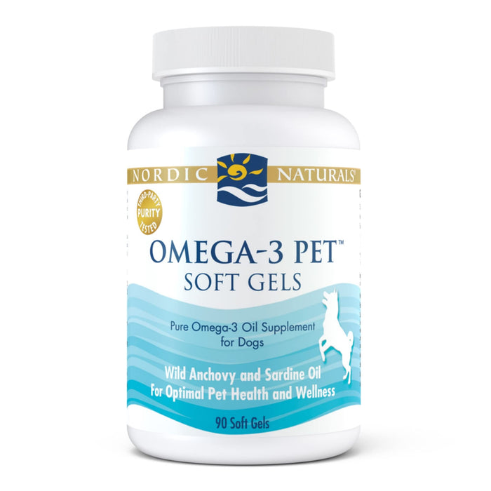 Nordic Naturals Omega-3 Pet - 90 softgels | High-Quality Amino Acids | MySupplementShop.co.uk