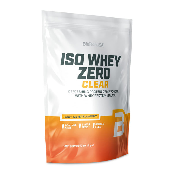 BioTechUSA Iso Whey Zero Clear, Peach Ice Tea - 1000 grams | High-Quality Protein | MySupplementShop.co.uk