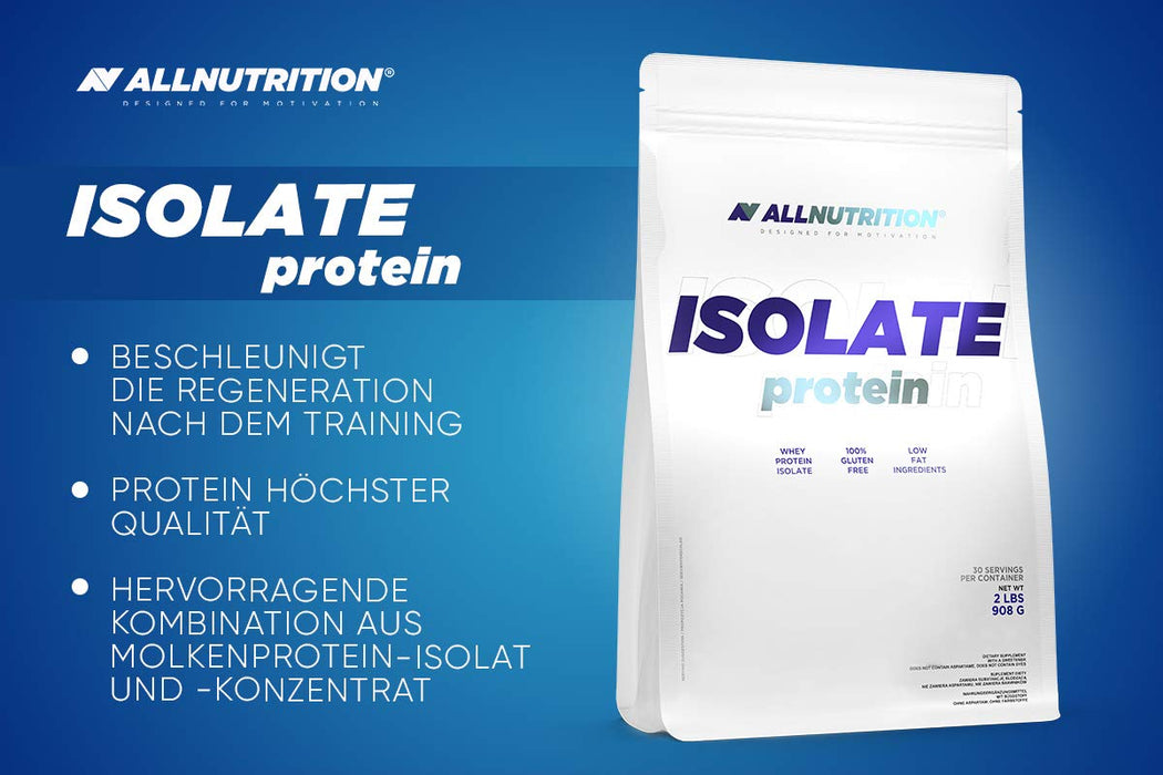 Allnutrition Isolate Protein, Blueberry - 908 grams | High-Quality Protein | MySupplementShop.co.uk