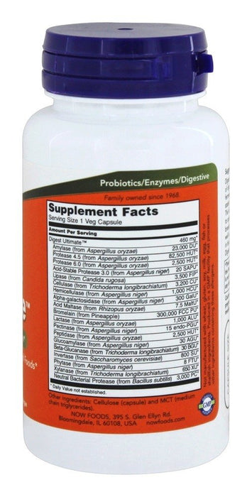 NOW Foods Digest Ultimate - 60 vcaps - Health and Wellbeing at MySupplementShop by NOW Foods