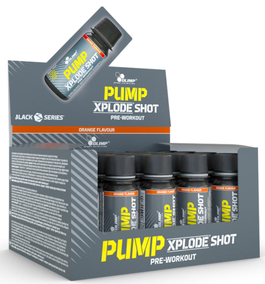 Olimp Nutrition Pump Xplode Shot, Orange - 20 x 60 ml. | High-Quality Nitric Oxide Boosters | MySupplementShop.co.uk