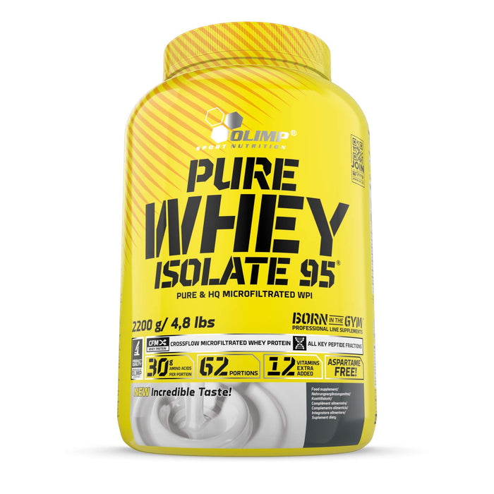 Olimp Nutrition Pure Whey Isolate 95, Vanilla - 2200 grams | High-Quality Protein | MySupplementShop.co.uk