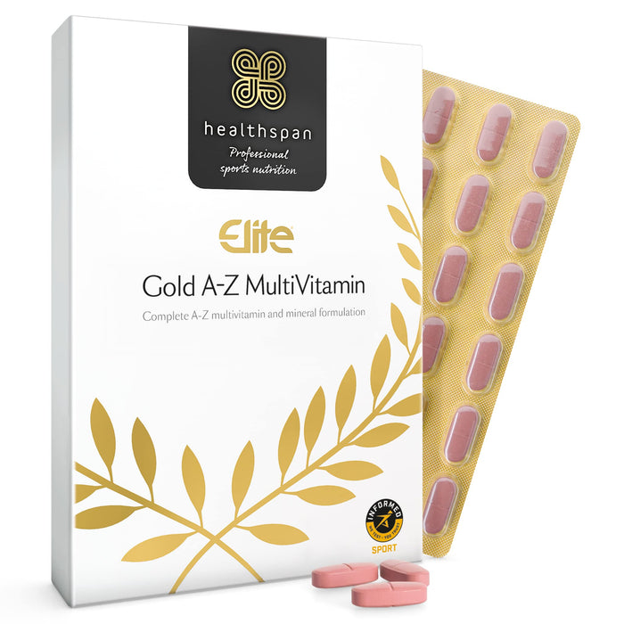 Healthspan Elite Gold A-Z Multivitamin - 120 tabs | High-Quality Multivitamins | MySupplementShop.co.uk