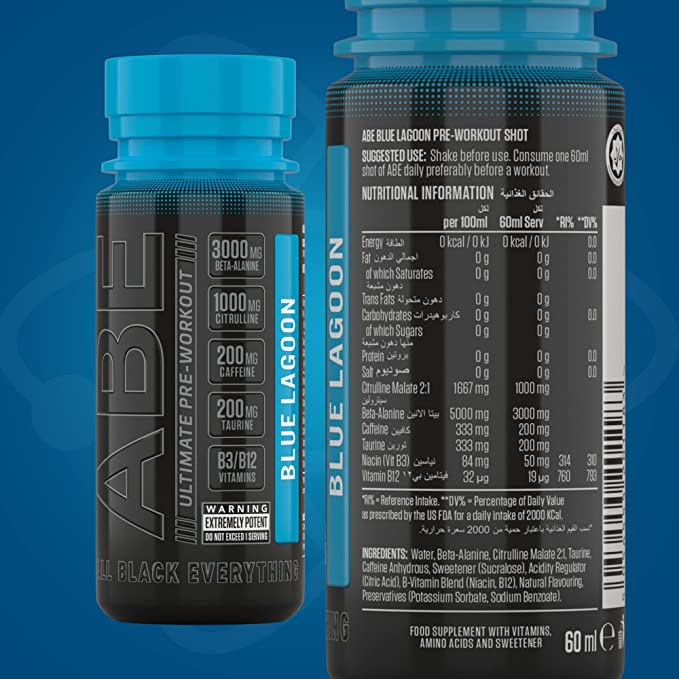 Applied Nutrition ABE Shot 12x60ml | High-Quality Pre Workout | MySupplementShop.co.uk