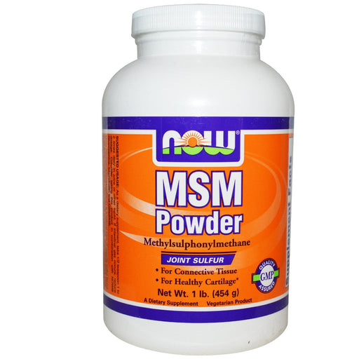 NOW Foods MSM Methylsulphonylmethane, Powder - 454g - Joint Support at MySupplementShop by NOW Foods